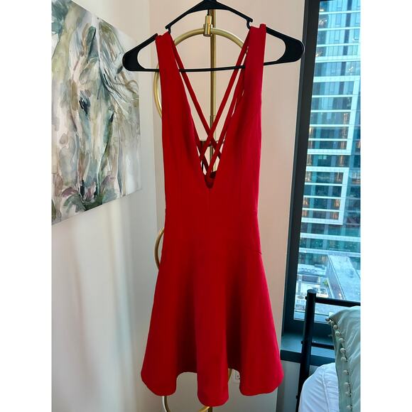Revolve | NBD | Ride or Die Mini Dress in Red | Size Small - Picture 4 of 8